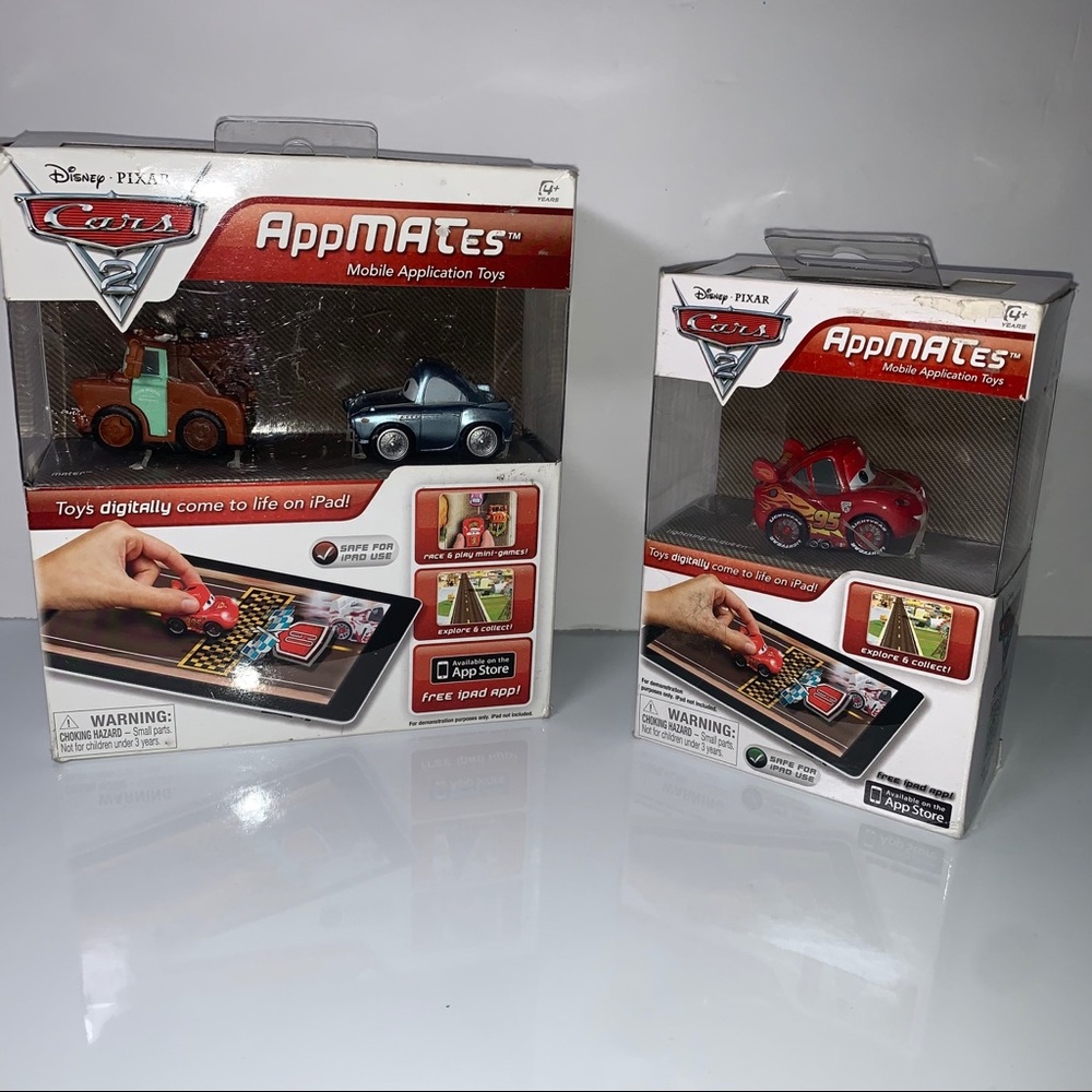 Disney Pixar Cars 2 AppMATes Finn McMissile & Mate